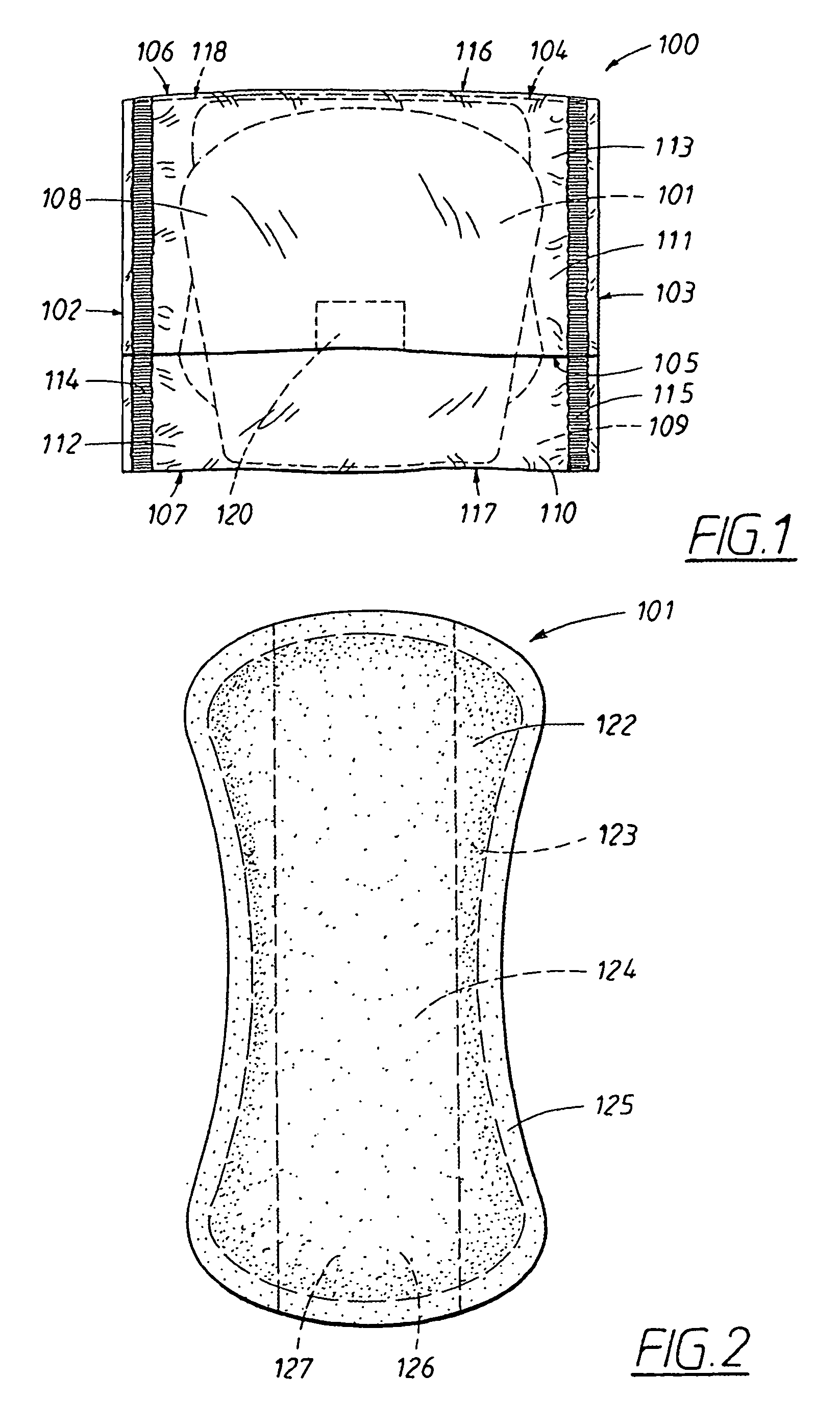 Opening arrangement for single-wrapped absorbent articles
