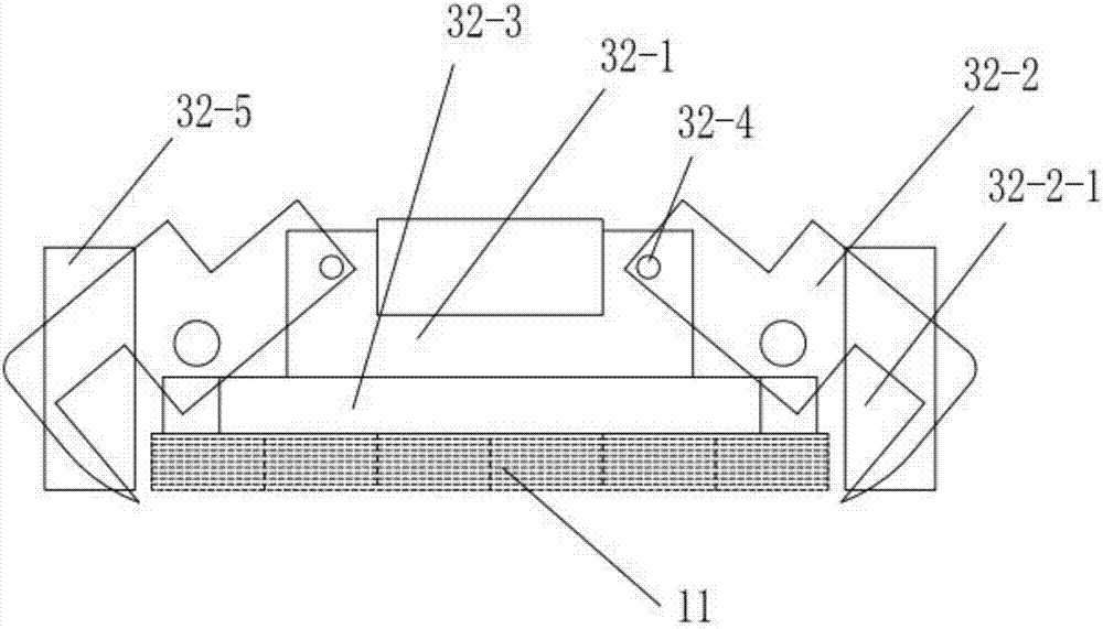 Production system for manufacturing crossbeam or auxiliary beam of wind blade by adopting pull-extrusion molded plate