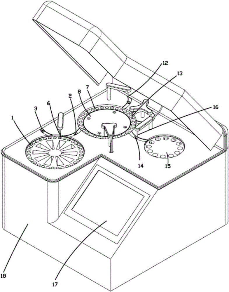 Automatic matching and sample injection mechanism