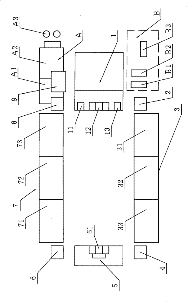 Automatic circular combined hackling machine for hackling and forming strip for flax and combined hackling method thereof