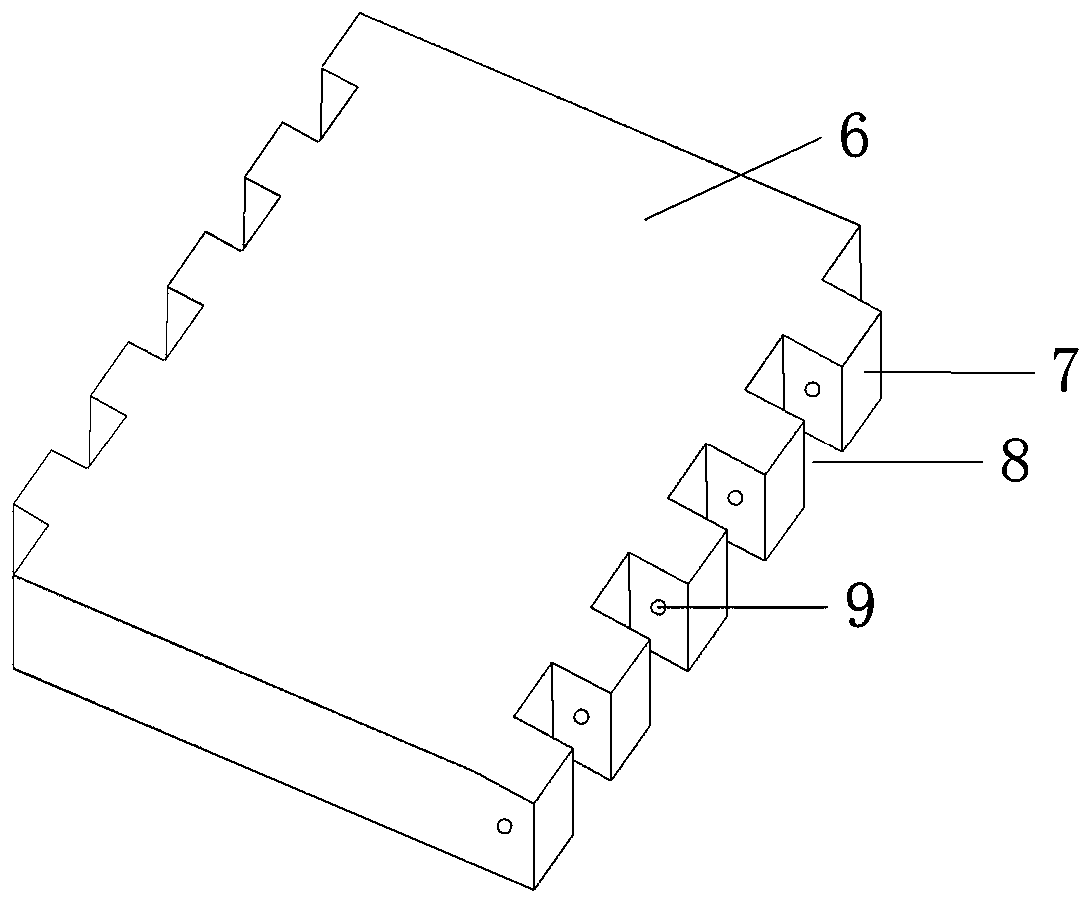 Water-permeable fabricated concrete pavement and construction method thereof