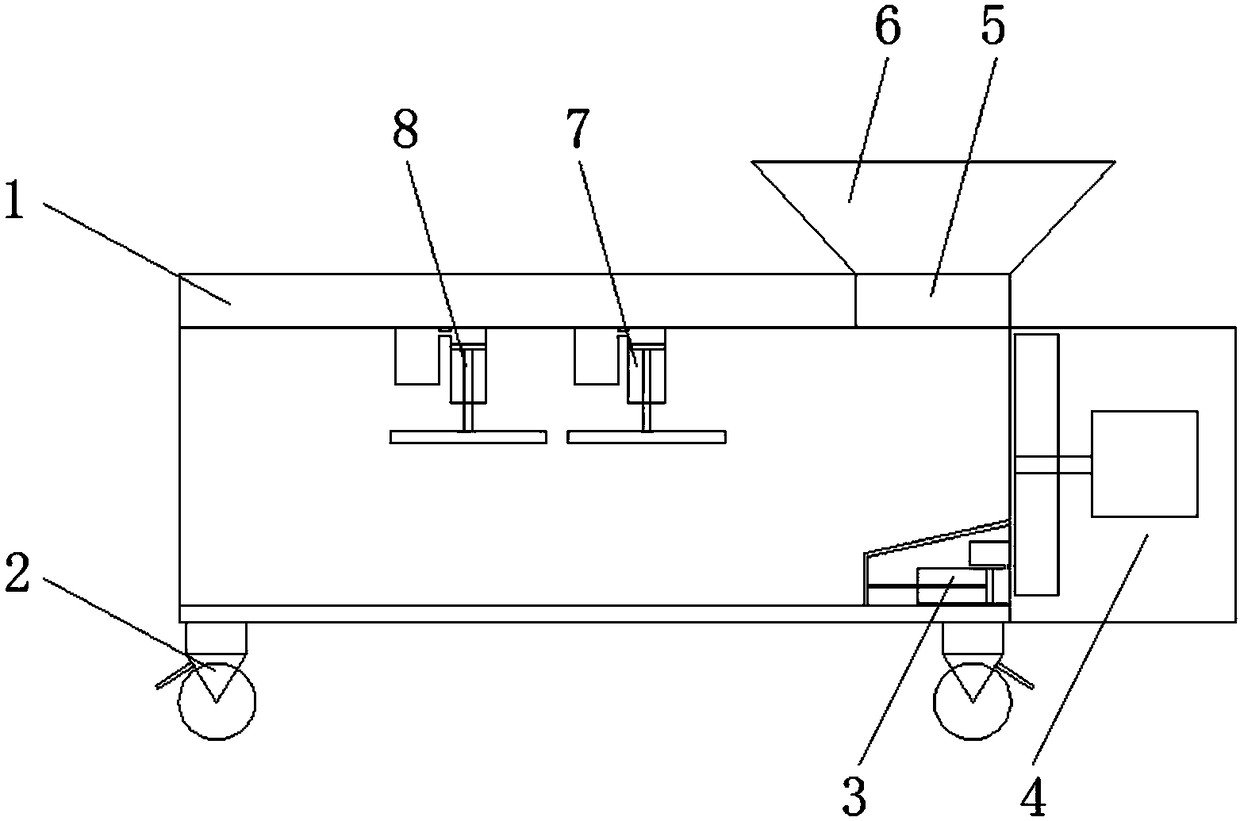 Wood crusher for paper industry