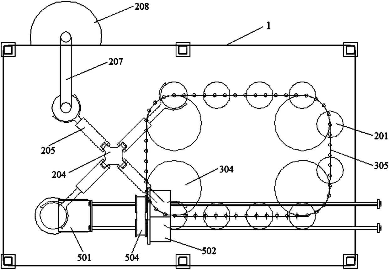 Rotary online water detector and detection method thereof