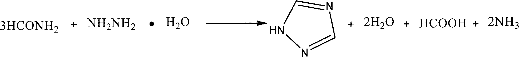 Synthesizing technology of triazole derivative