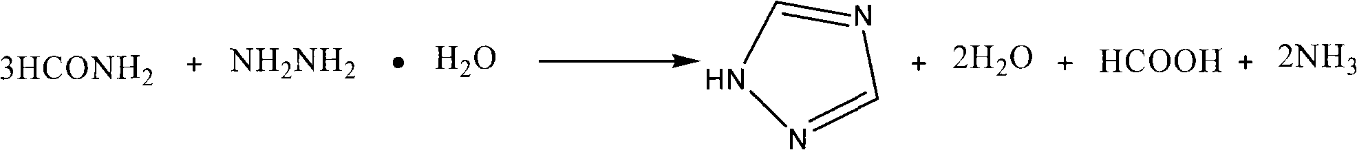 Synthesizing technology of triazole derivative