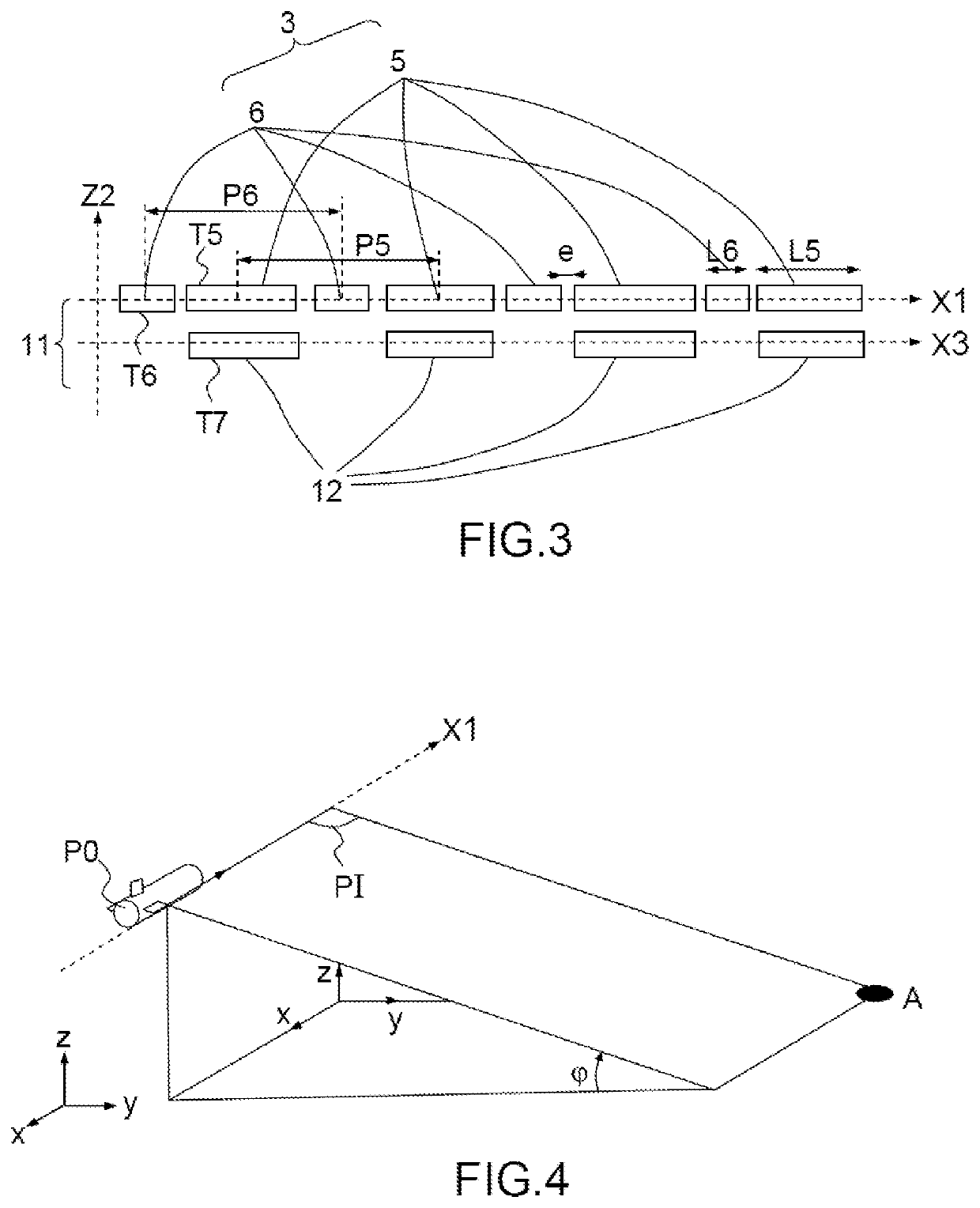 Synthetic antenna sonar and method for forming synthetic antenna beams