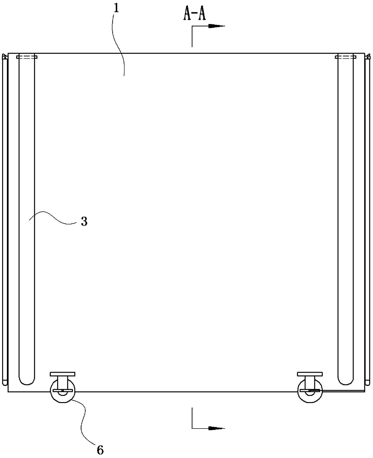 Chest drainage bottle anti-toppling device