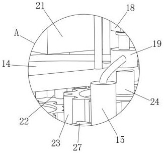 Self-cleaning treatment tank for sewage treatment