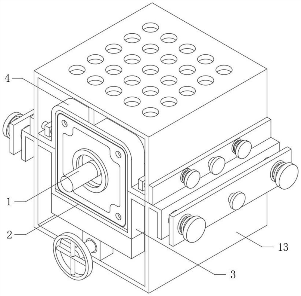 Stepping motor with plastic bottom cover and plastic packaging method thereof
