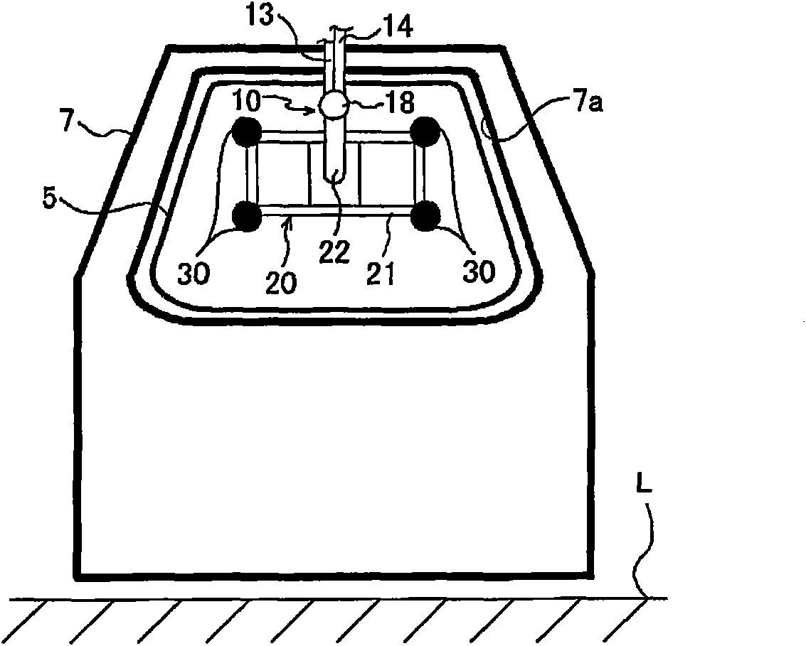 Work transfer apparatus, and work mounting method