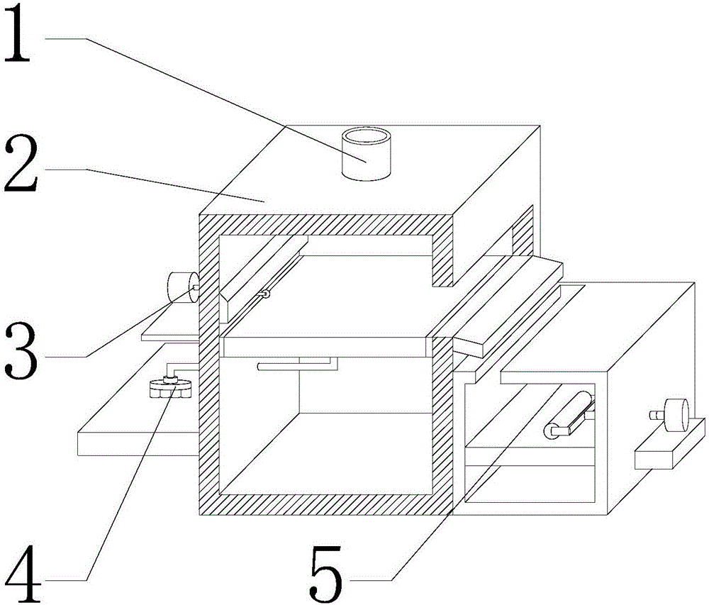 Material selecting device for building material aggregates