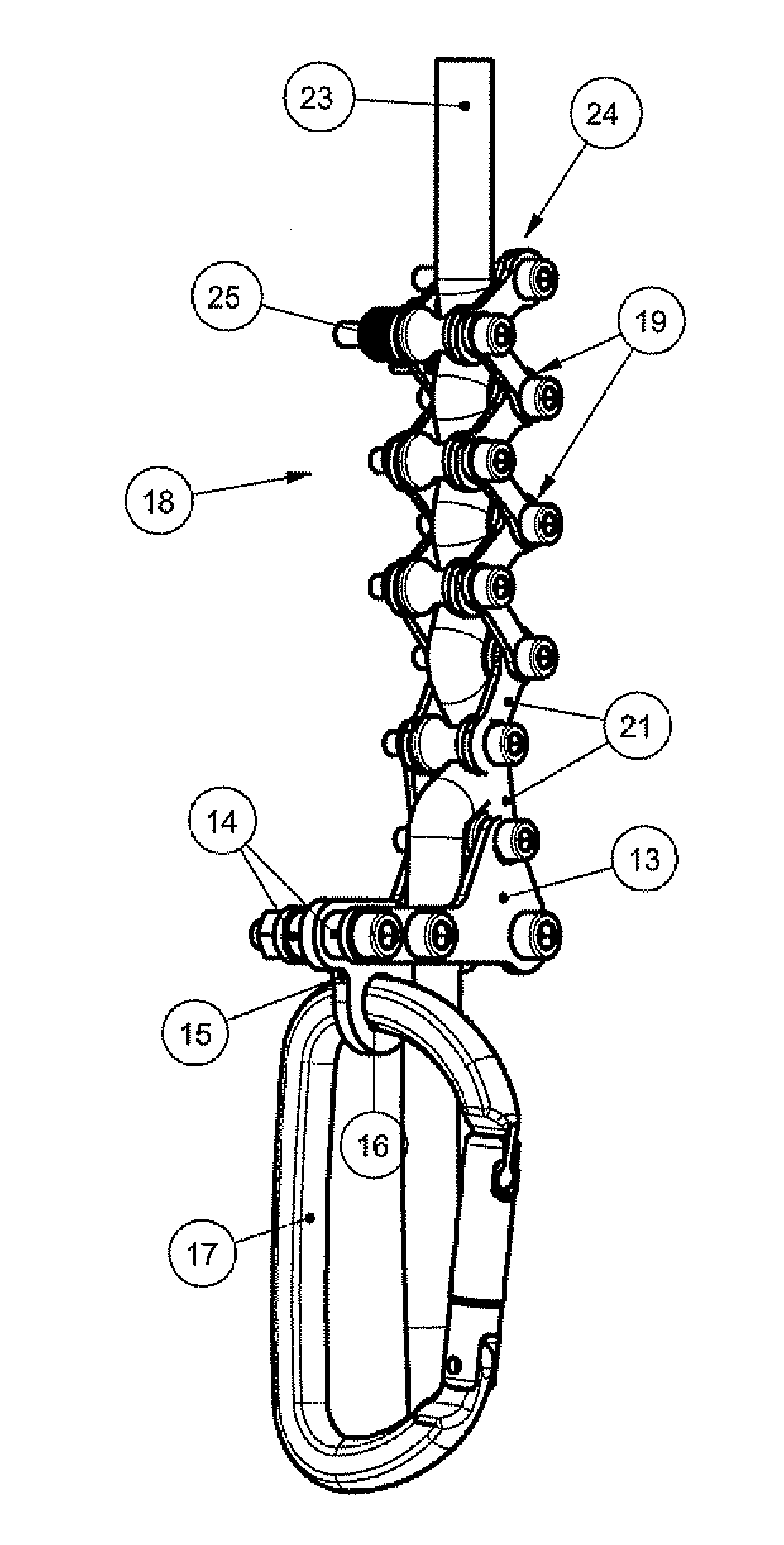 Ascender/descender appliance for climbing and decending on a rope