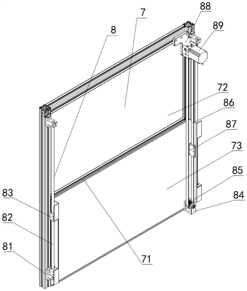 Visual detection device based on mechanical arm