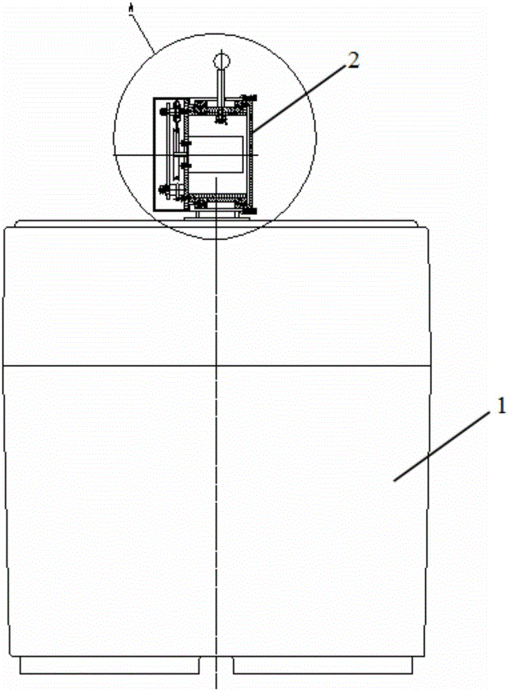 Inertia centrifugal phenomenon presentation device suitable for science popularization venue