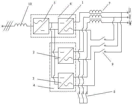 Large-capacity anti-explosion frequency converter applicable to multiple output voltage levels