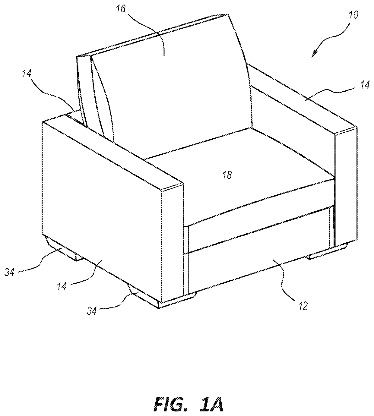 Molded manufacturing for modular furniture