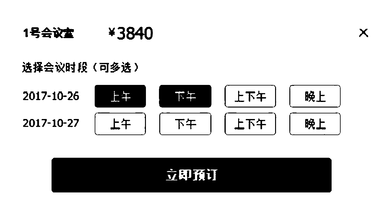 Conference hall reservation system of online travel agency (OTA) website and conference hall reservation method of OTA website