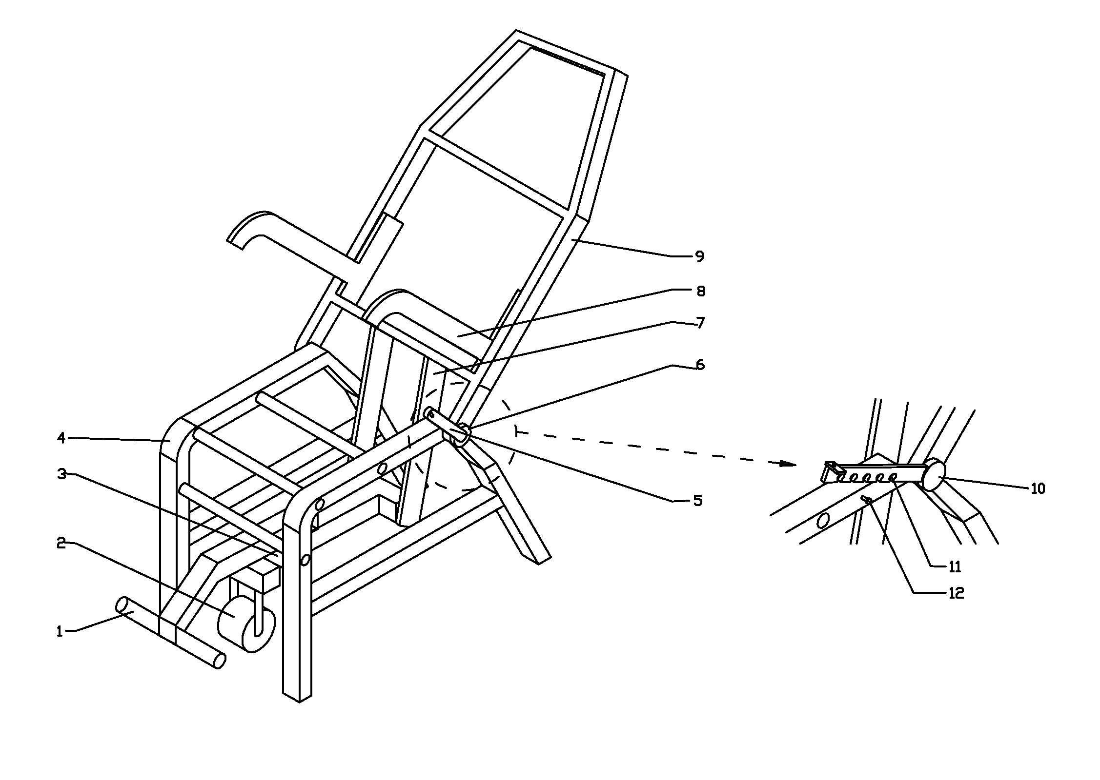 Chair with multiple exercising functions