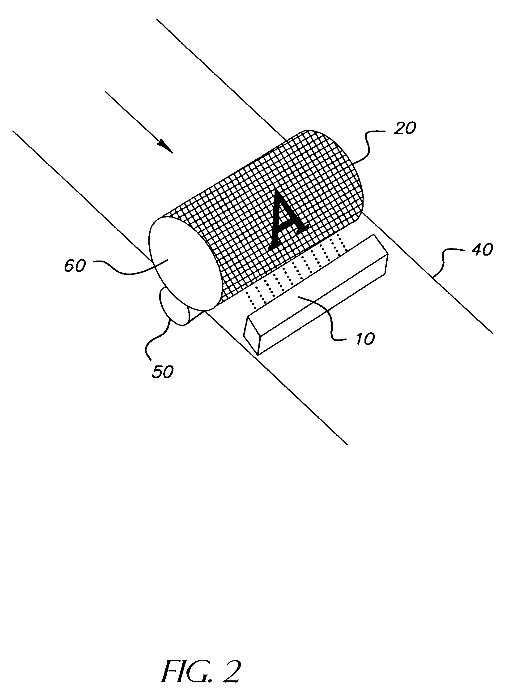 Method and apparatus for ink jet printing on patterned substrate