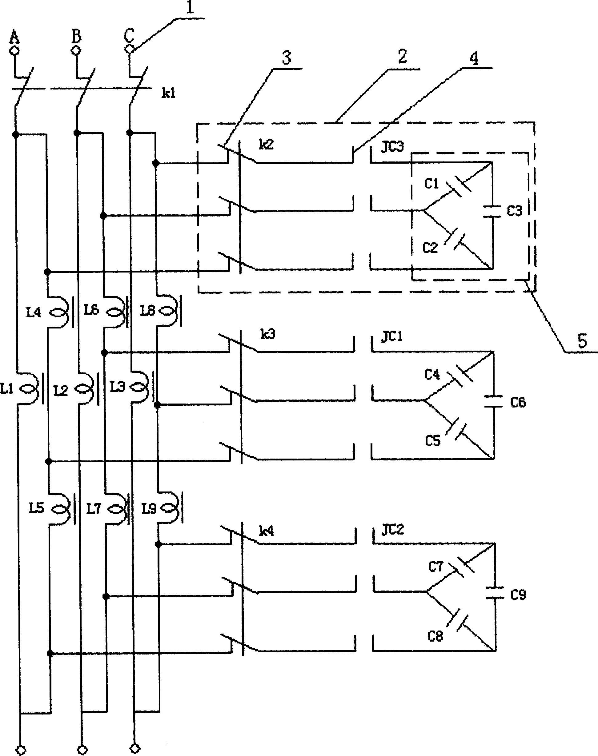 Three-phase ac electric motor electricity saver