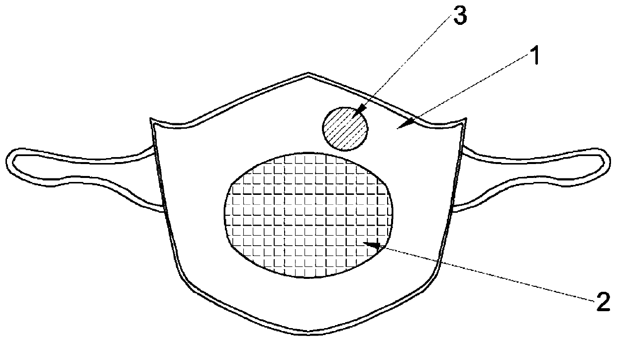 Separated mask with time reminding function and using method thereof