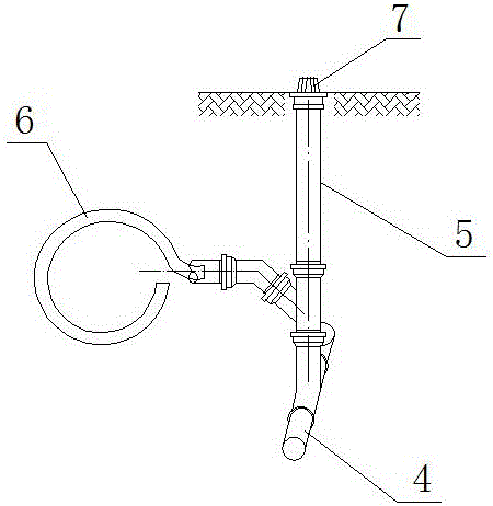 Combined assembling type construction method of steel tree pond