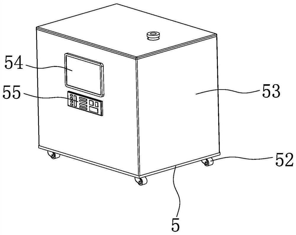 Movable air cooling and filtering device and use method