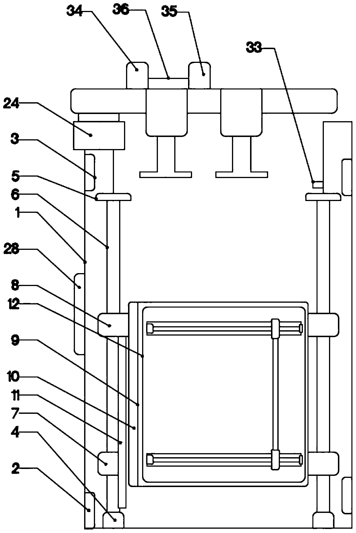 A board edge processing device