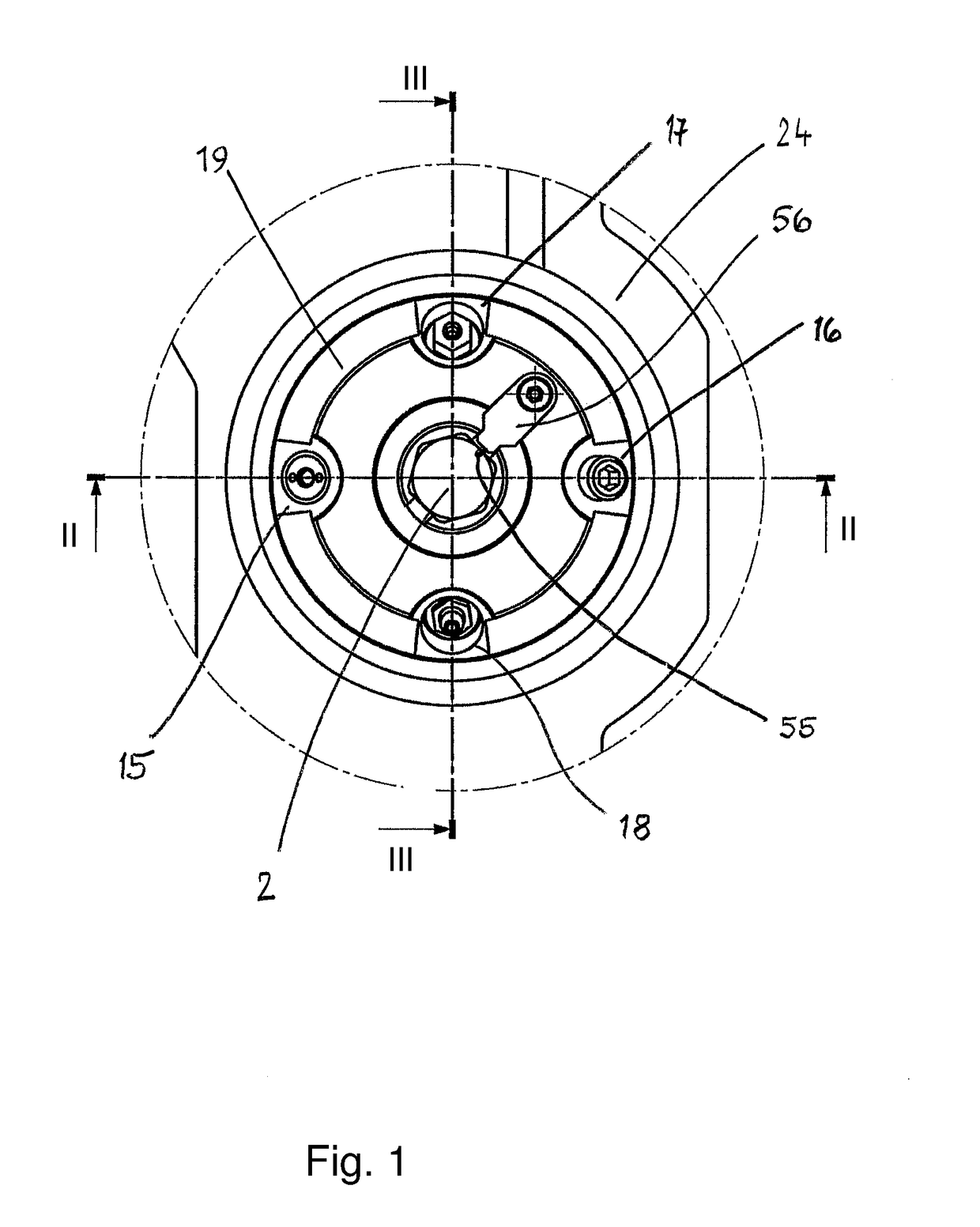 Counter Bearing for Machining Spindles of Machine Tools and Method for Clamping Counter Bearings and Tools