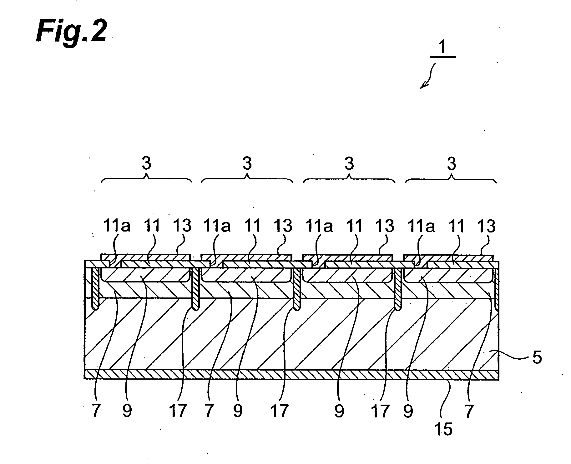Photodiode array and method for making thereof