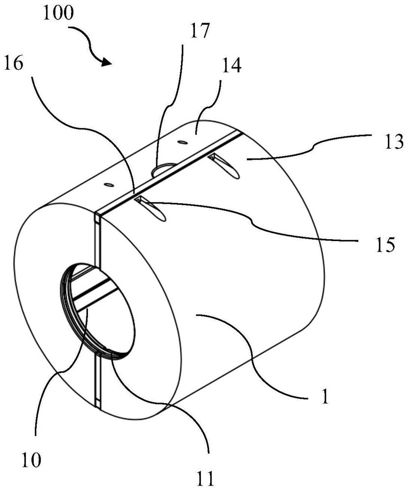 Testing device and testing equipment