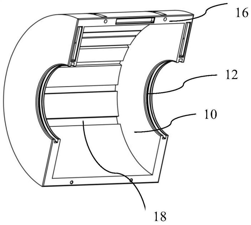 Testing device and testing equipment