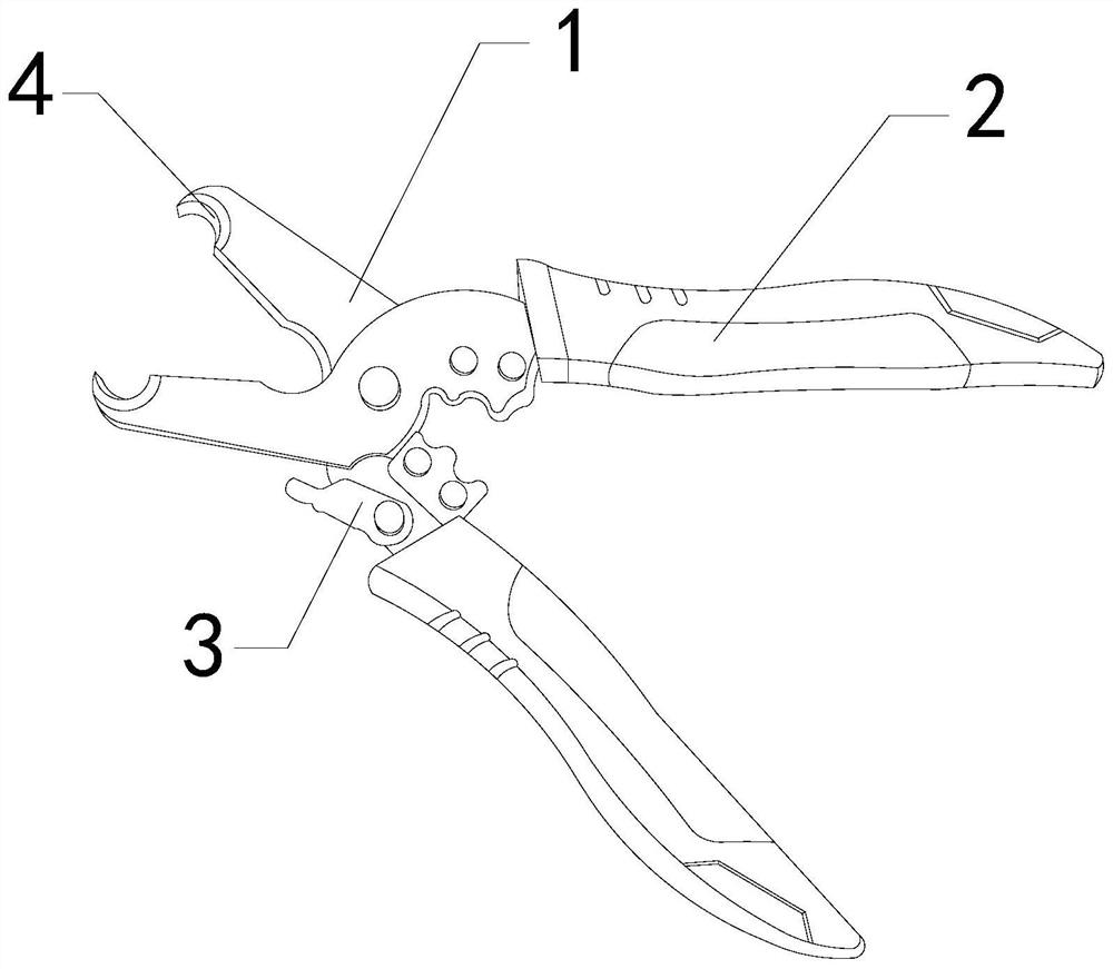 Electric wire pliers for aerial work