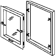 Multifunctional window capable of being opened in multi-dimensional mode