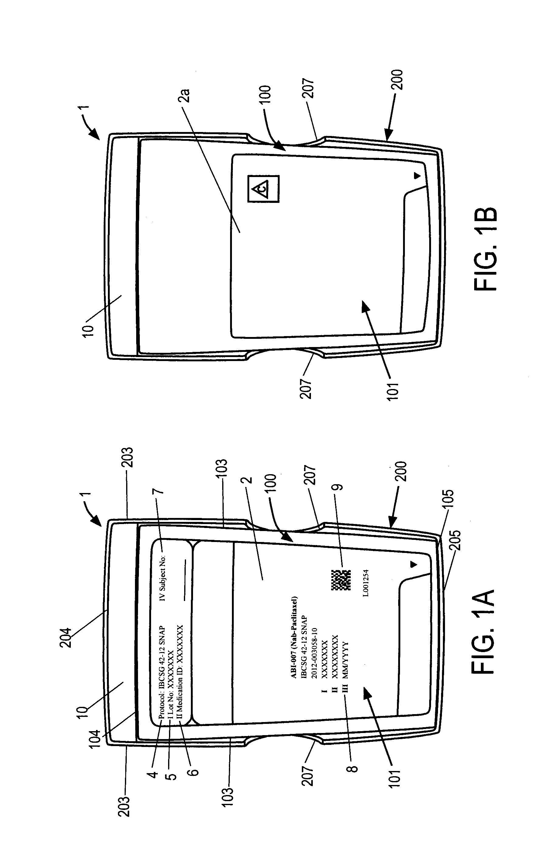 Packaging for medicine for clinical trials or commercial use