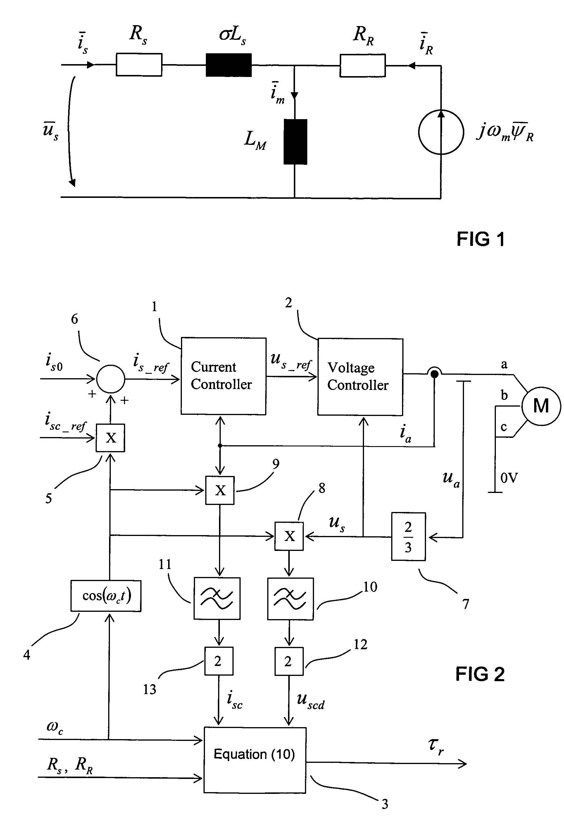 Method for estimating the rotor time constant of an induction machine