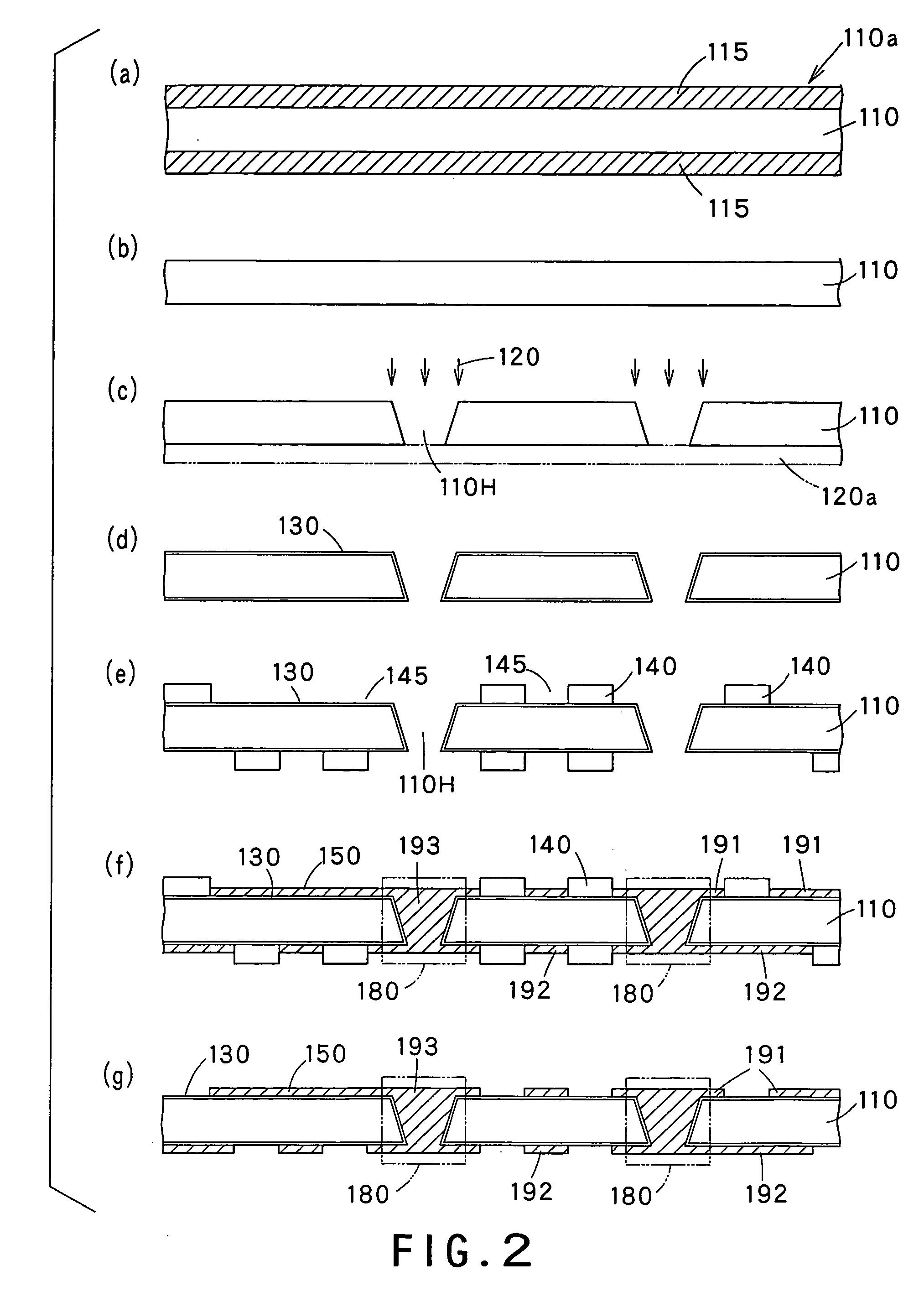Double-sided wiring board, double sided wiring board manufacturing method, and multilayer wiring board