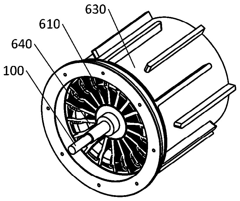 Rotor system and micro gas turbine generator set