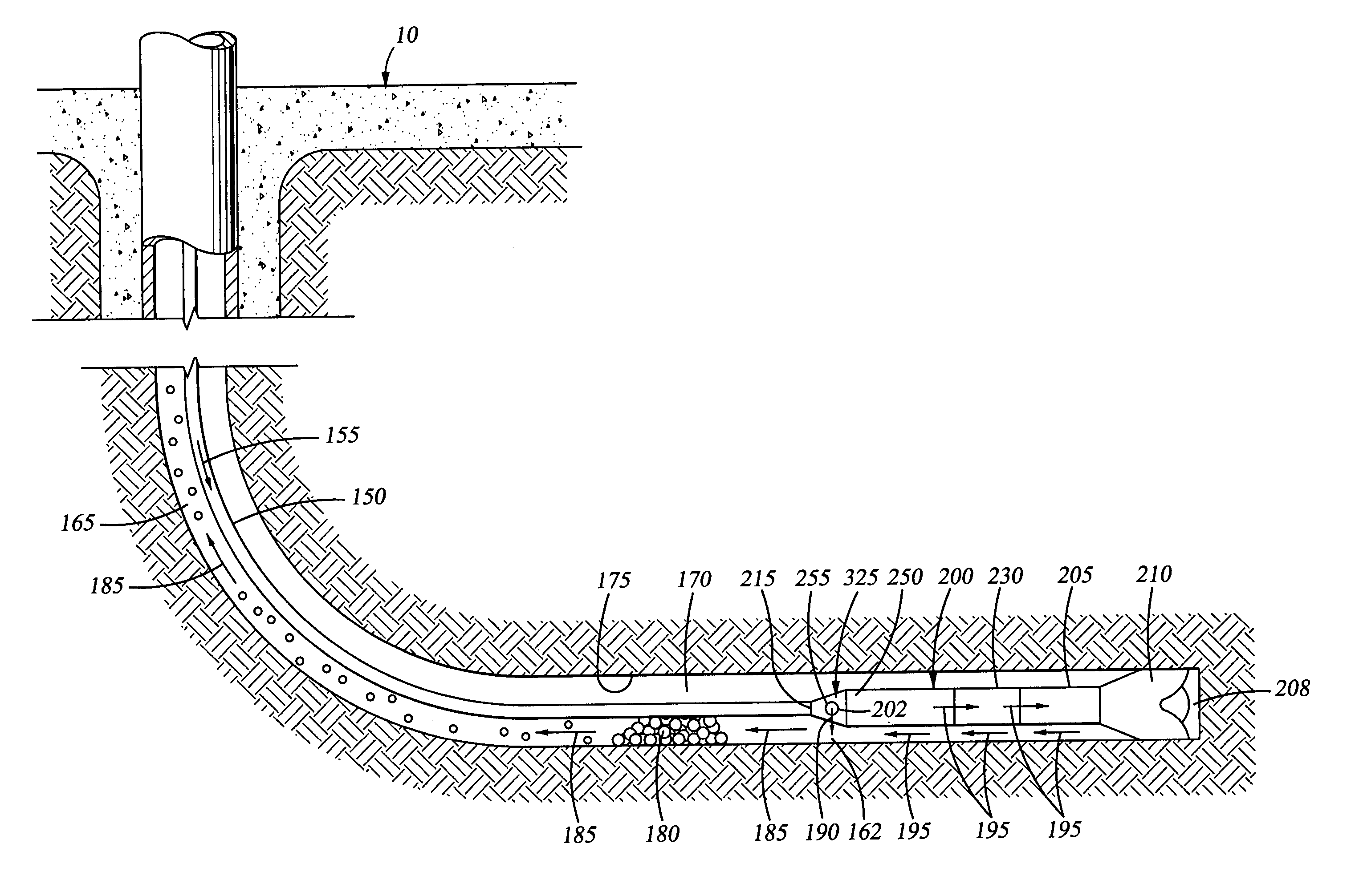 Method and apparatus for removing cuttings from a deviated wellbore