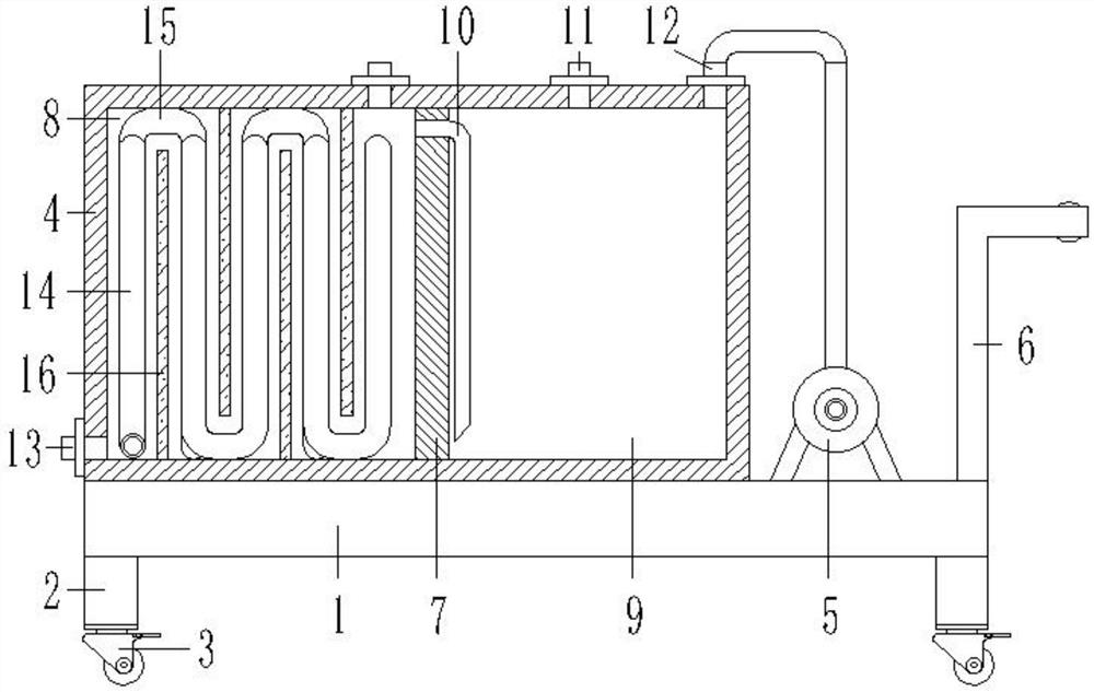 A circulation cooling system for water conservancy and hydropower projects