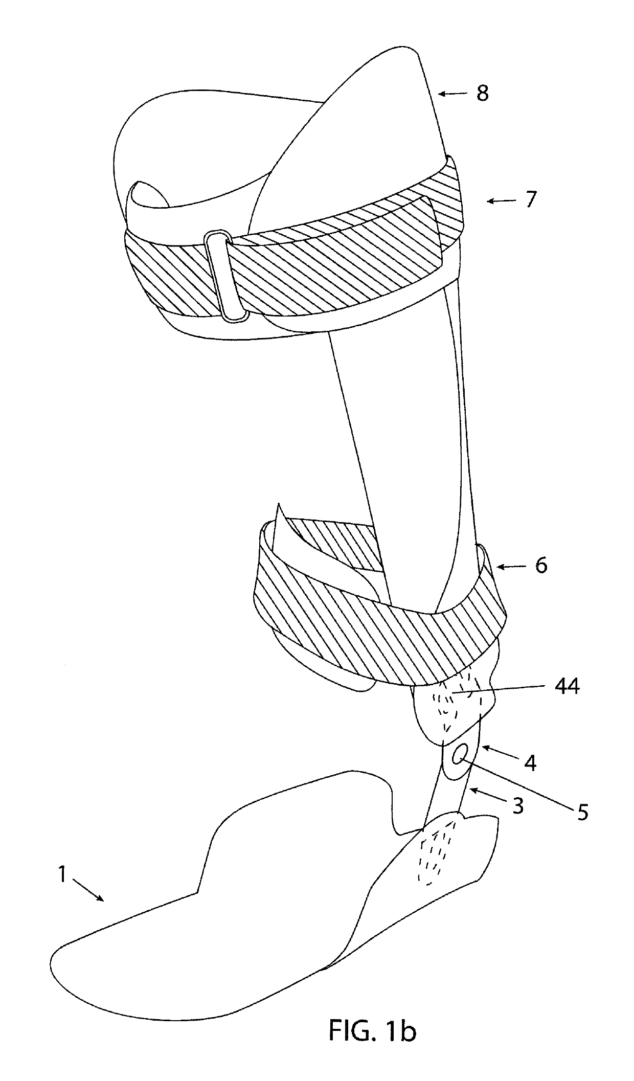 Shoe-internal brace for drop foot and similar conditions