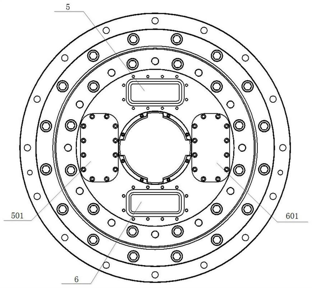 Dual-channel radially distributed scalable mechanical seal