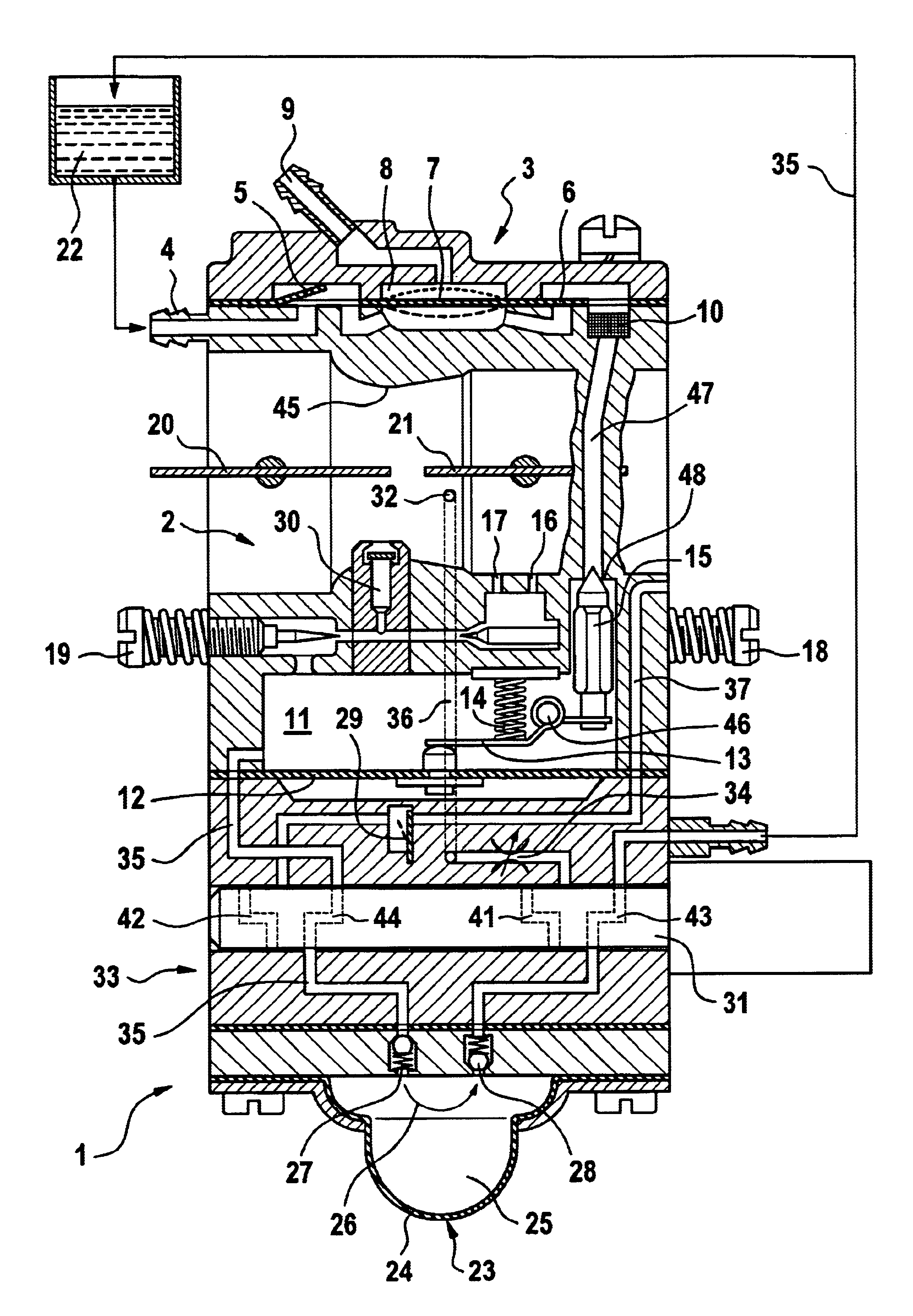 Carburetor arrangement