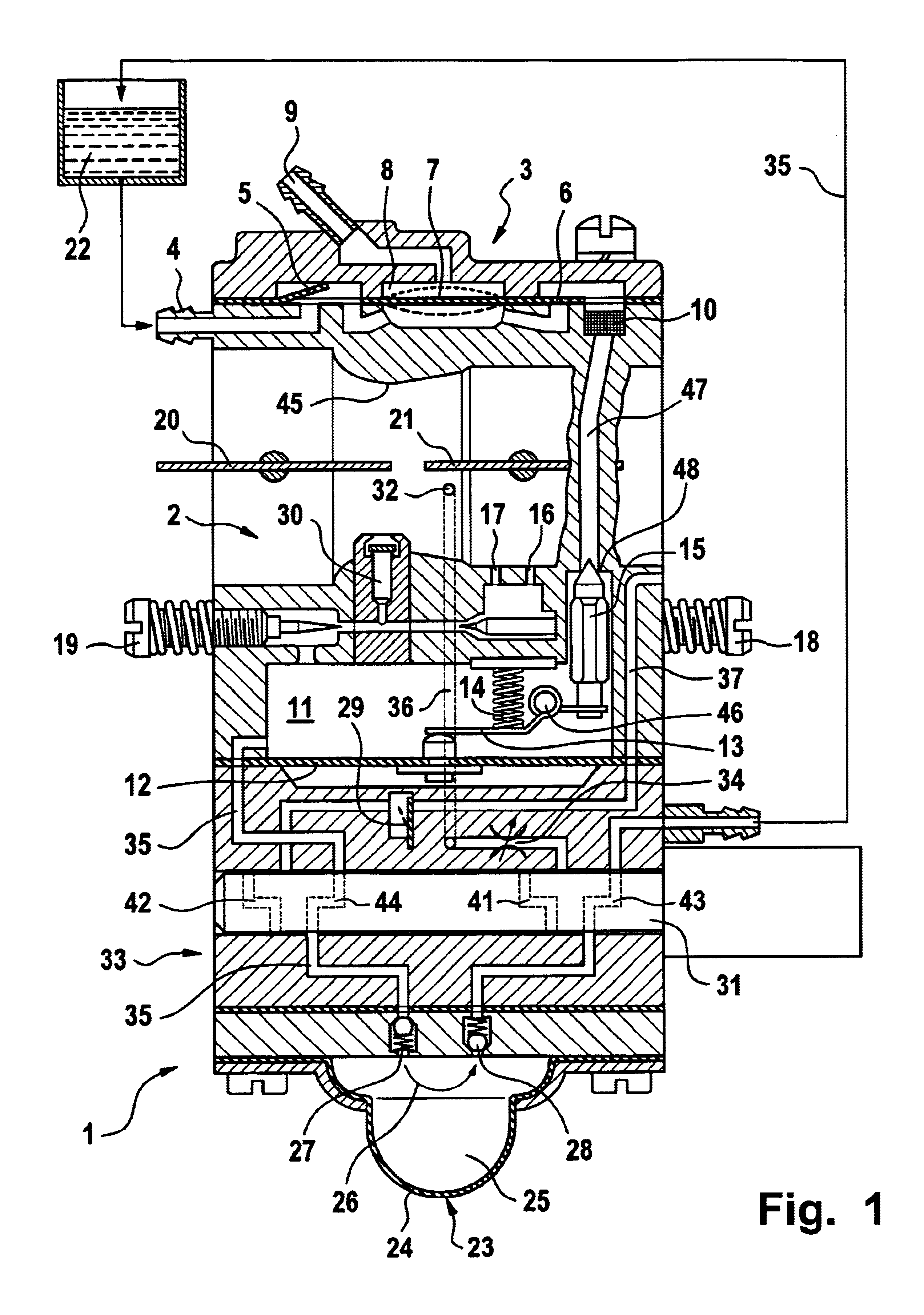 Carburetor arrangement