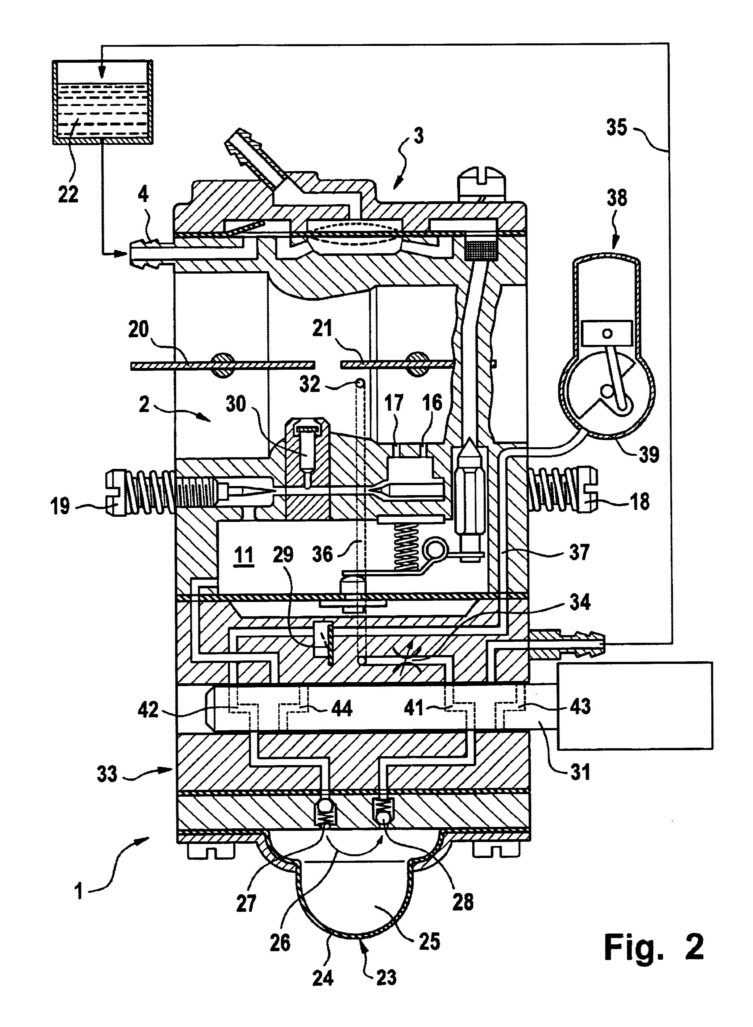 Carburetor arrangement