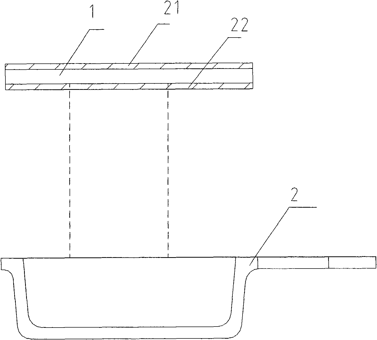 Method for dissipating charges on end face of cover tape