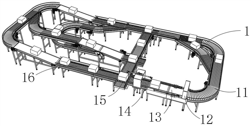 Intelligent rapid sorting system for logistics