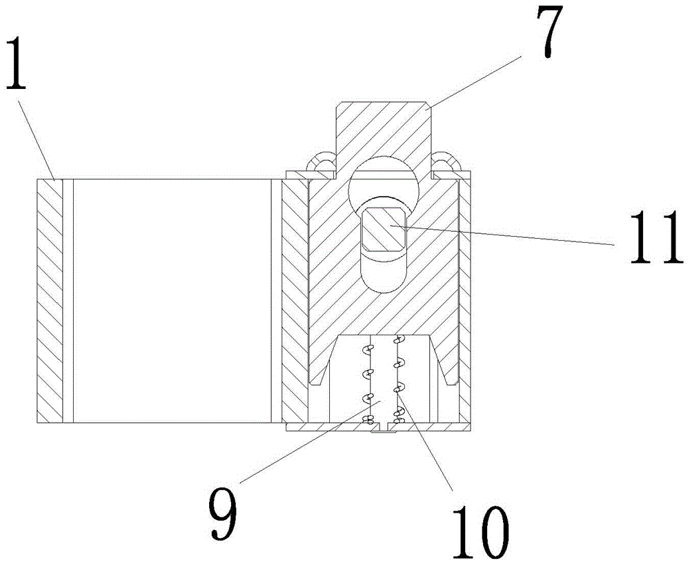 A retractable led display fixing mechanism