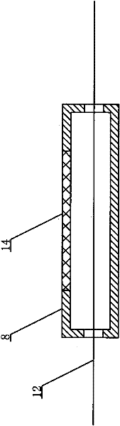 Porous membrane material continuous radiation grafting method and support equipment therefor