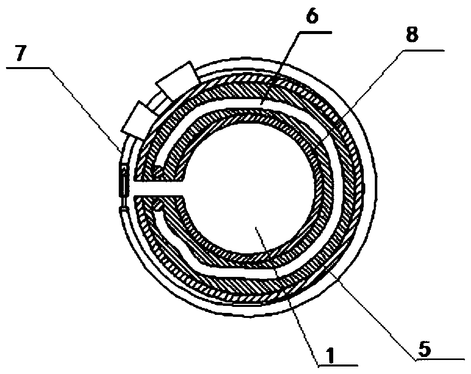 Solar water pipe heating and heat preservation device
